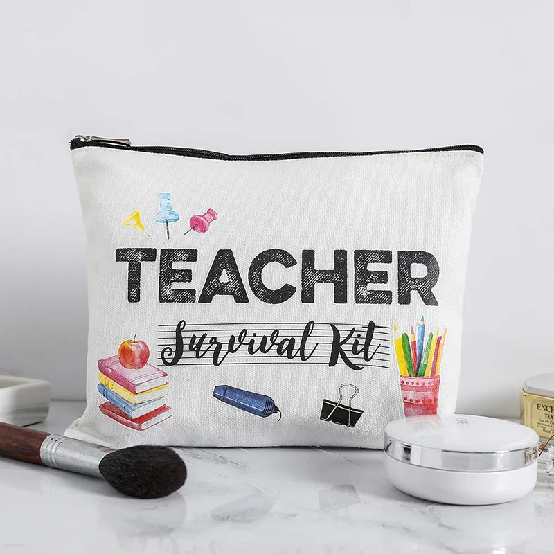 

Music Classroom Teacher Student travel Makeup Bag Pencil Pouch Graduation back to school Teachers' Day new year Christmas Gift