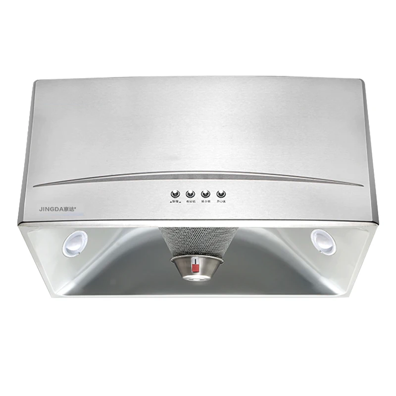 Commercial Stainless Steel Exhaust Hood Range Hood For Kitchen Large Suction Top Wall-mounted Household Exhaust Hoods