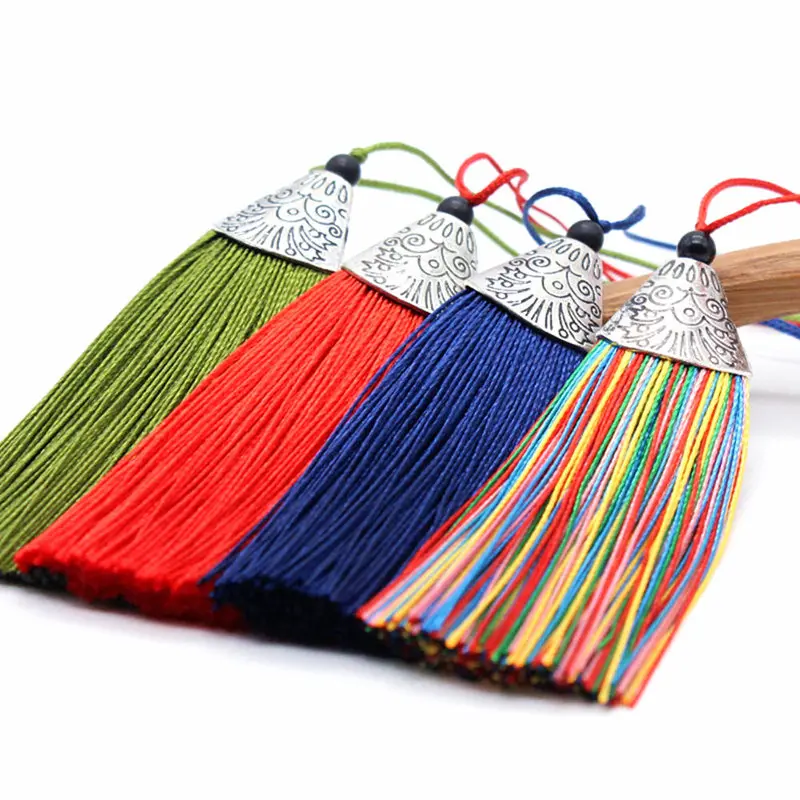 Шелковый занавес с кисточками для украшения головных уборов сережек сумок