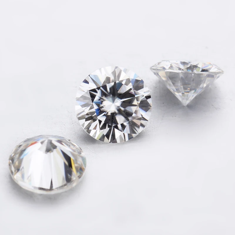 Круглый бриллиант 4 0 мм 0.3ct DEF color VVS1 чистый белый камень с муассанитом|Бусины| |