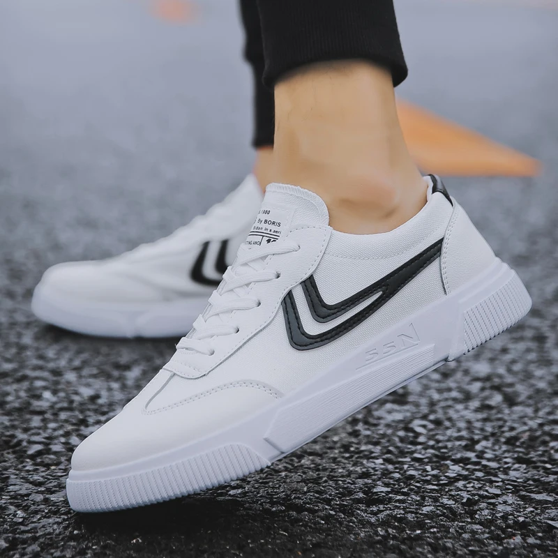 

Холщовые туфли с низким вырезом, Повседневная трендовая Мужская обувь в Корейском стиле, универсальная спортивная обувь для скейтборда, бе...