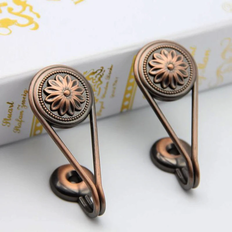 Dreampatar 1 пара Европейской металлической домашней ленты для штор декоративный