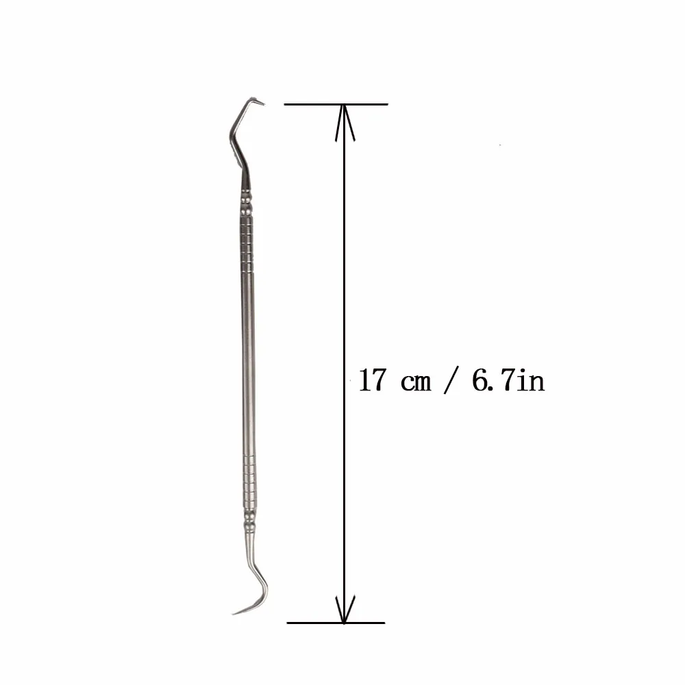 1 шт. двойные концы зубных зубов чистящая гигиена проводник зонд крюк выбор из