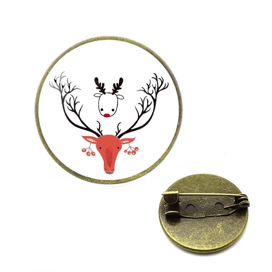 Рождественский Снеговик Лось подарки коробка броши перчатки Пингвин Санта