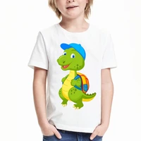 fashion summer t shirt for girls clothes dinosaur children clothing tshirt girl cute animal graphic t shirts kids clothes boys