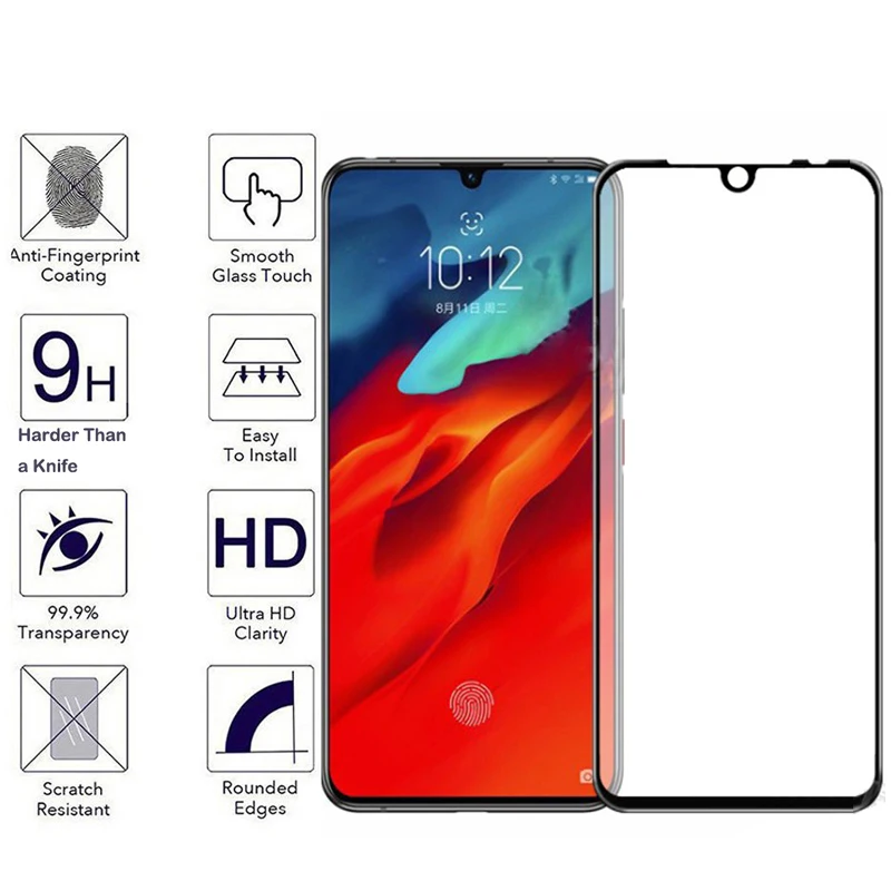 HD 9H Full Cover Toughened Tempered Glass Film For Lenovo Z6 Pro Screen Protector Protective | Аксессуары для телефонов