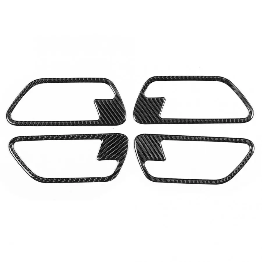 Накладка из углеродного волокна накладка на внутреннюю дверную ручку для левого