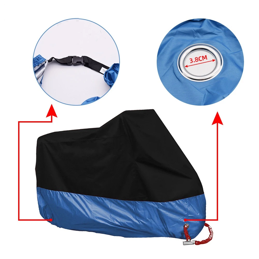 

For BMW Ducati Honda Kawasaki KTM Suzuki Yamaha Motorcycle Cover Universal Outdoor UV Scooter waterproof Rain Dustproof