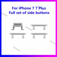 for iphone 7 7 plus volume vibrate key switch power lock side button full set replacement parts