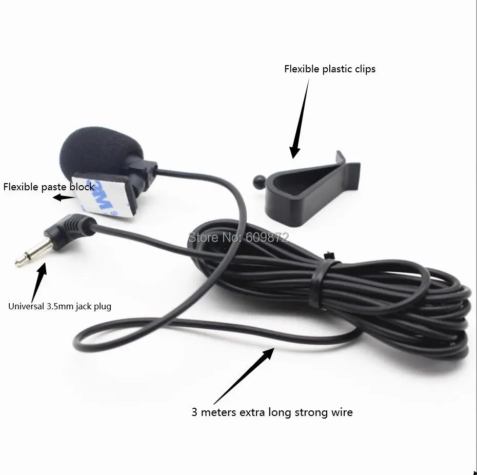 100 шт. микрофон для автомобиля 3 5 мм|microphone mic|external microphoneexternal mic |
