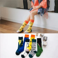 kids toddlers girl socks for children knee high long soft cotton children socks baby boy socks