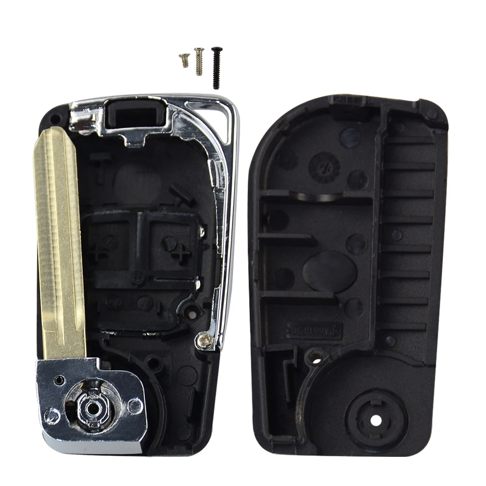 OkeyTech складной смарт ключ TOY43 для Toyota Corolla Verso Prius Camry Crown RAV4 Prado Chr 2/3 кнопки|Ключ от