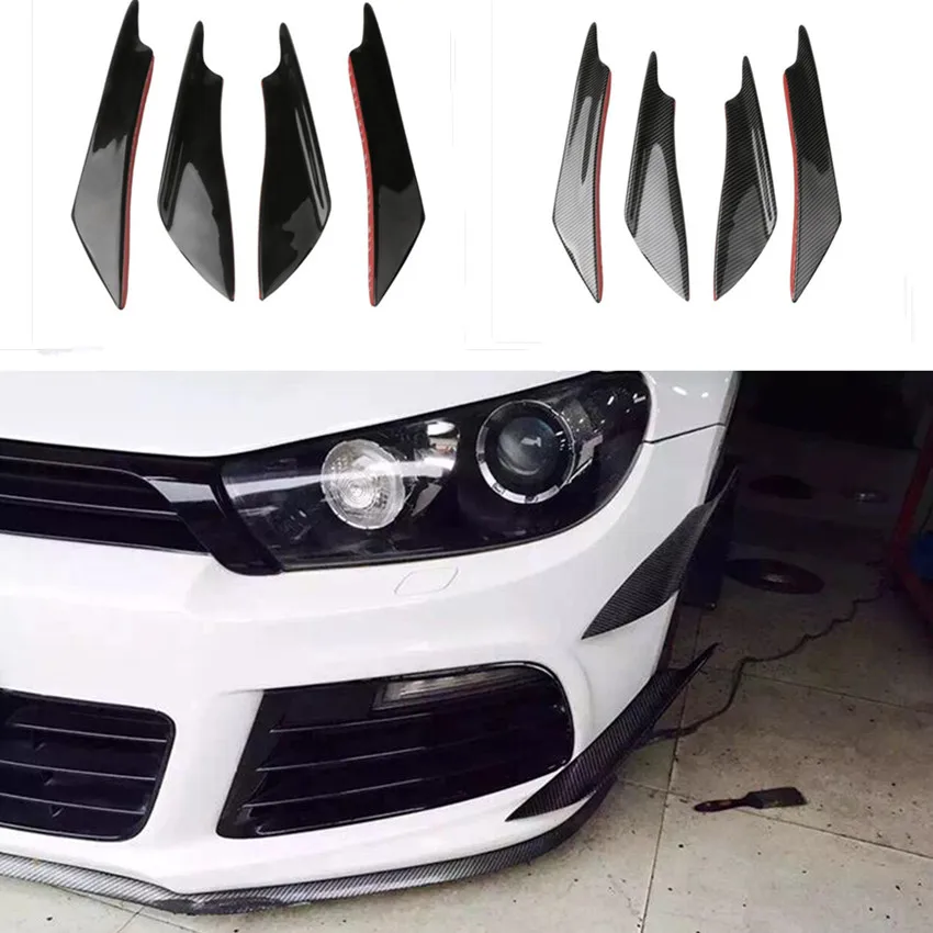 

universal Car Front Bumper protector rubber guard lip diffuser cover shield protection lip body kit spoiler splitter NEW