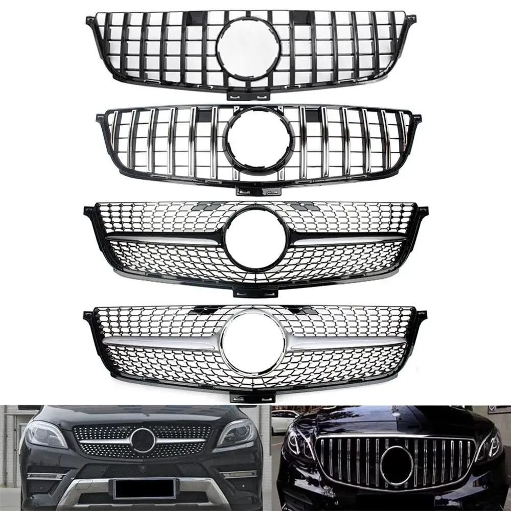 Передний гоночный заготовка бампер верхняя крышка радиатора для Mercedes Benz W166 ML Class