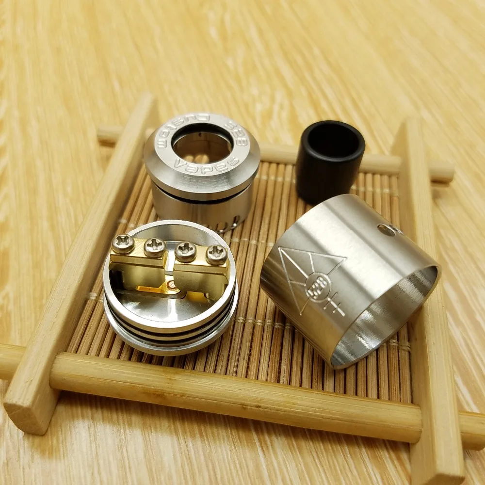 Оригинальный распылитель GOON 528 RDA 24 мм с одной/двойной катушкой золотым покрытием