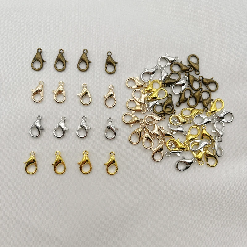 

Застежка-карабин для украшений «сделай сам», 100 шт.