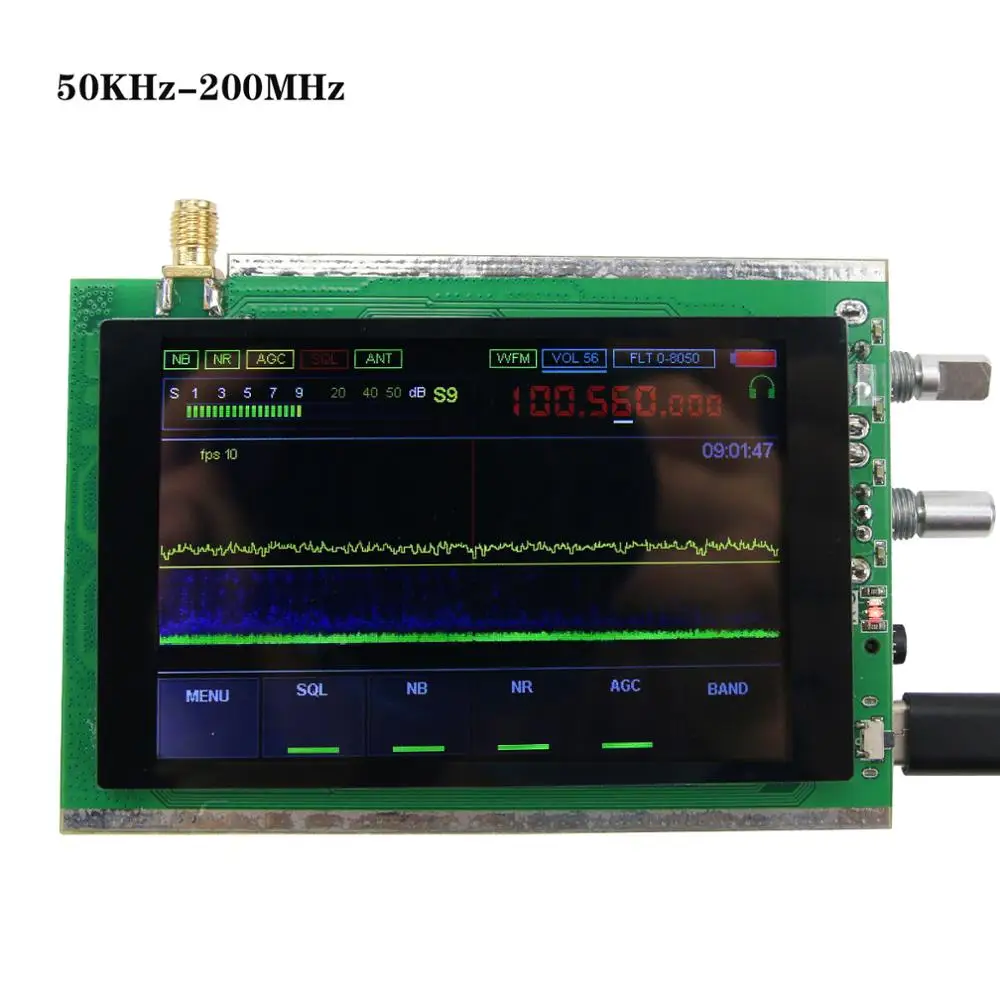 

50KHz-200MHz For Malachite DSP SDR Receiver Malahit SDR Shortwave Radio Receiver Software Radio