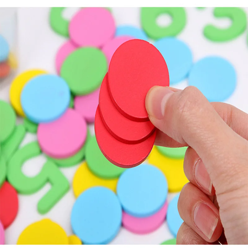 Деревянные игрушки для детей "Математика" счет Круглый Монтессори Раннее образование Дерево Математика.