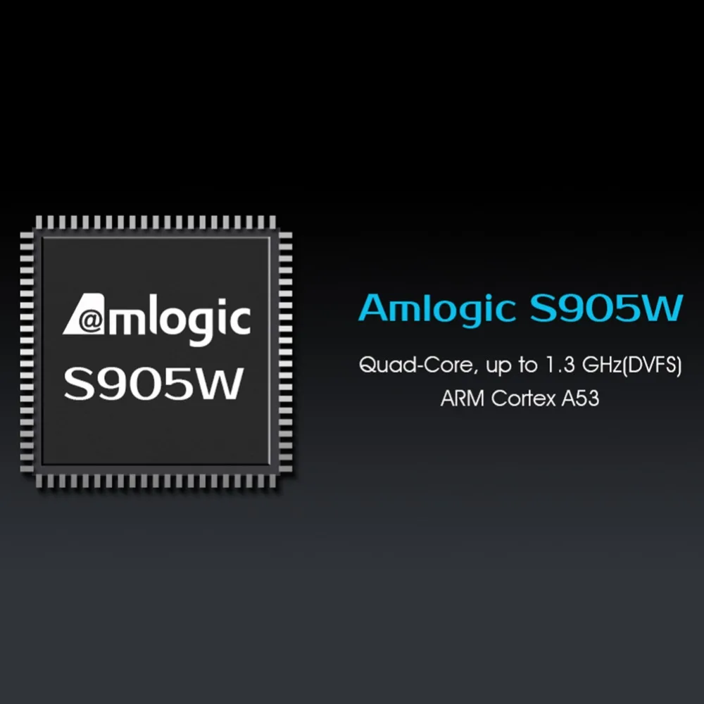 MXQ U2+ W Android 7,1 Smart tv Box 1+ 8GB Amlogic S905W четырехъядерный WiFi BT4.0 4K H.265 ТВ-приставка домашний медиаплеер EU/US Plug