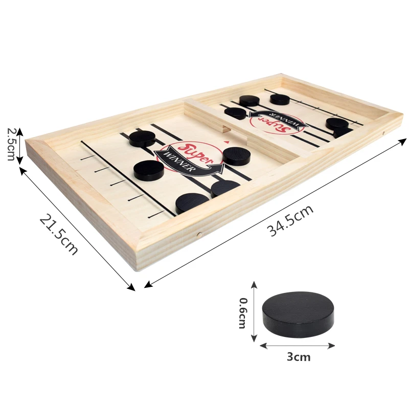 

Hot Fast Hockey Sling Puck Game Paced Sling Puck Winner Fun Toys Board-Game Party Game Toys For Adult Child Family Games