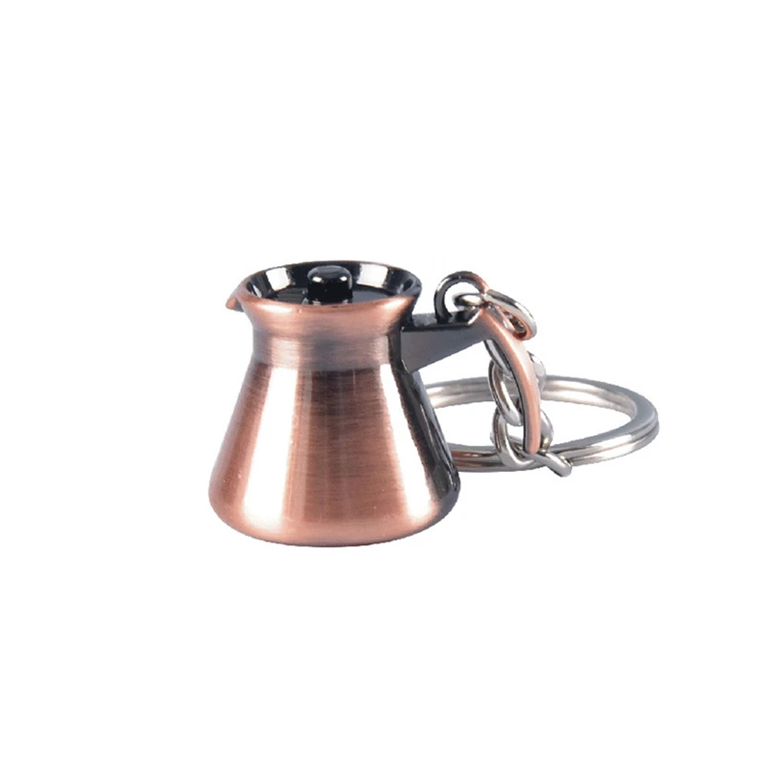 Креативный бариста, брелок для кофе, ручка машины для кофе, Moka Pitcher, брелок, портативная кофейная посуда, аксессуары для приготовления эспрессо, подарок