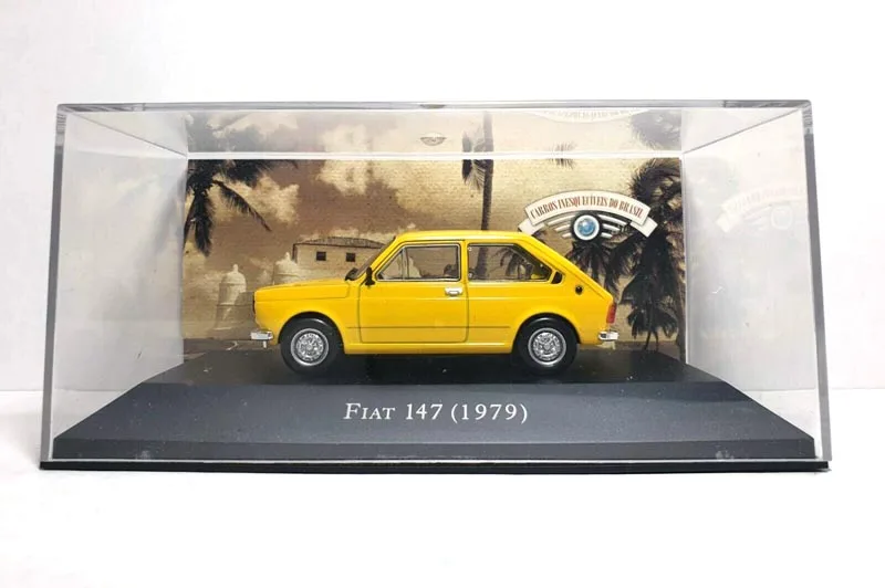 IXO 1:43 для FIAT 147 1979 желтый SORPASSO 1982 красная литая модель автомобиля модели игрушек