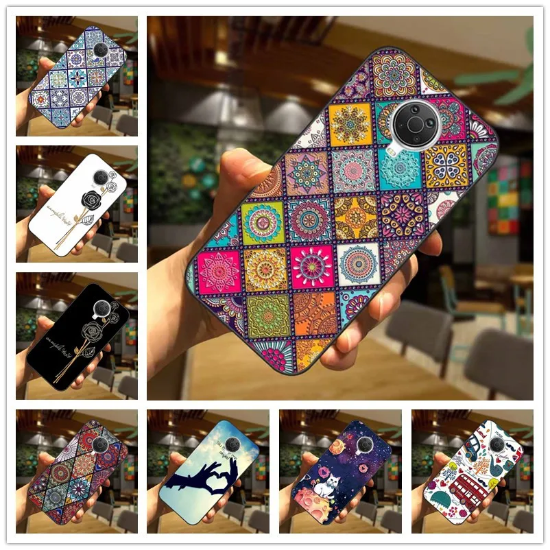 Милый рельефный силиконовый чехол для Nokia C10 C20 C30 G10 G20 X20 X10 C1 Plus 5 4 3 2 8 7 6 1 C3 2020 3D -