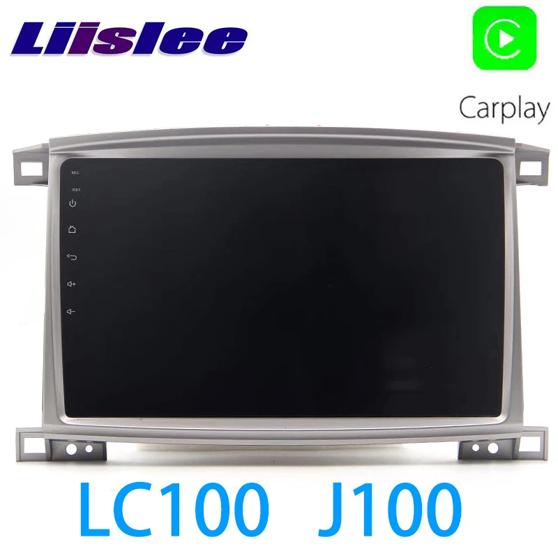 Автомагнитола LiisLee с GPS Hi Fi стерео радио для TOYOTA Land Cruiser LC100 J100 1998 ~ 2007 навигация в