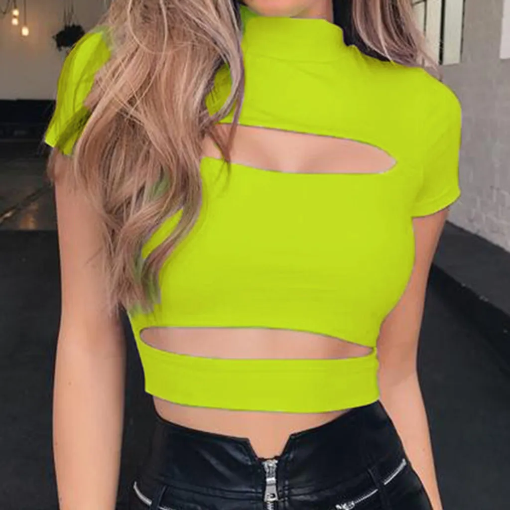 Женская блузка с ажурной строчкой одноцветная полувысокий воротник рубашка