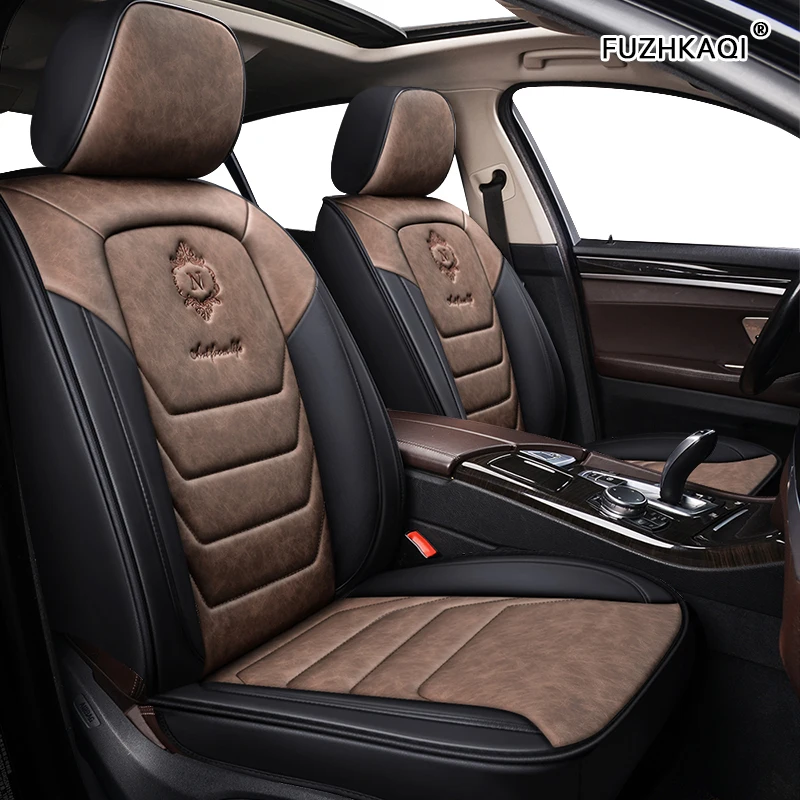 Кожаный чехол FUZHKAQI для автомобильного сиденья Chery a3 a5 amulet cowin e5 qq6 tiggo 2 3 5 7 fl t11 из 2018