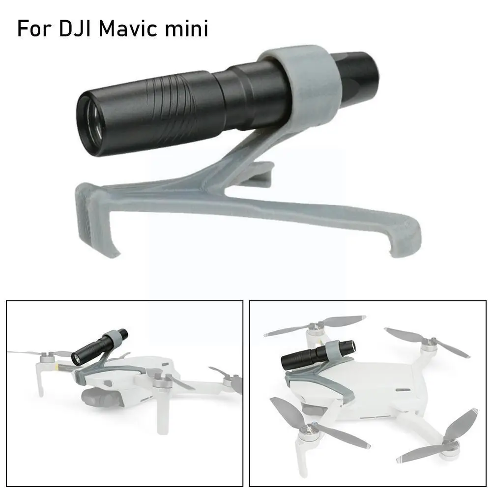 

For DJI Mavic MINI /MINI 2 Night Flight Searchlight Battery Mavic Mini Flashlight AAA The With Bracket For Dji Drone Use Q6E0