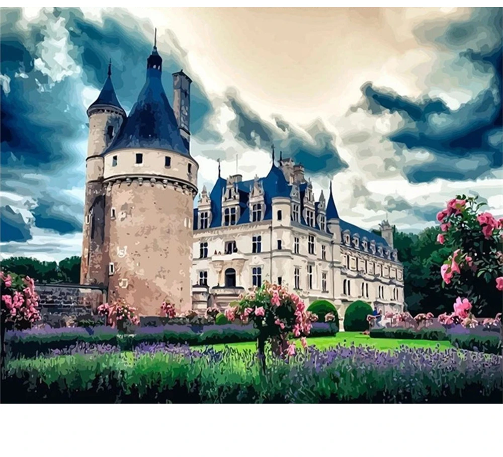 

CraftArtGo картина по номерам пейзаж рисунок на холсте Ручная роспись подарок алмазов картина по номерам водопад комплекты, украшение для дома