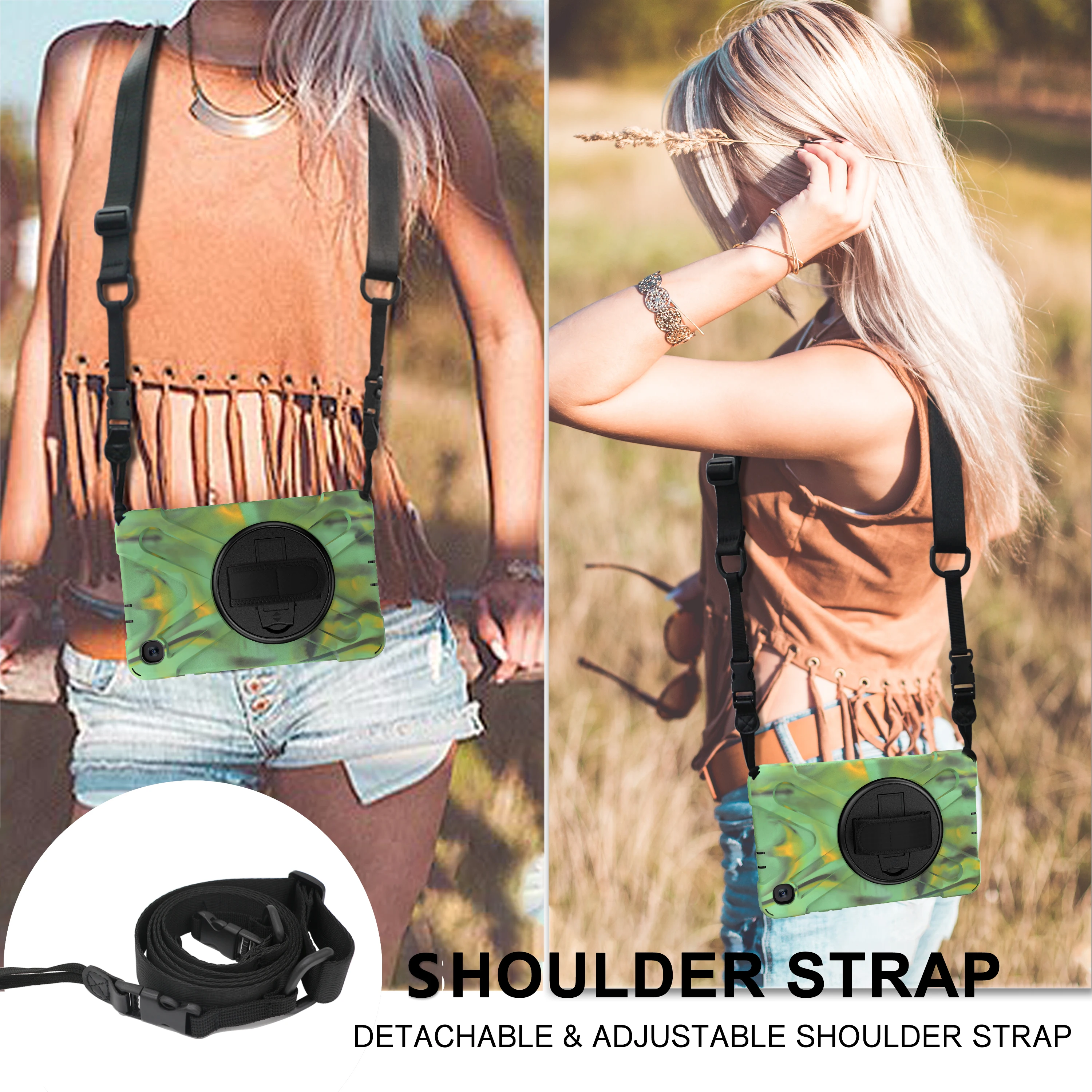 

Tablet Case For Samsung Galaxy Tab A 8.4 inch 2020 SM T307 T307U Shockproof Shoulder Strap Cover For Tab A 8.4" 2020 T307 Cases