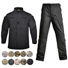 Тактический Камуфляжный костюм 12 цветов, армейская Военная униформа для пейнтбола, солдатская боевая униформа для страйкбола, комплект из куртки и брюк