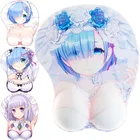 Милый силиконовый коврик для мыши с надписью Re: жизнь в другом мире от Zero Rem Emilia