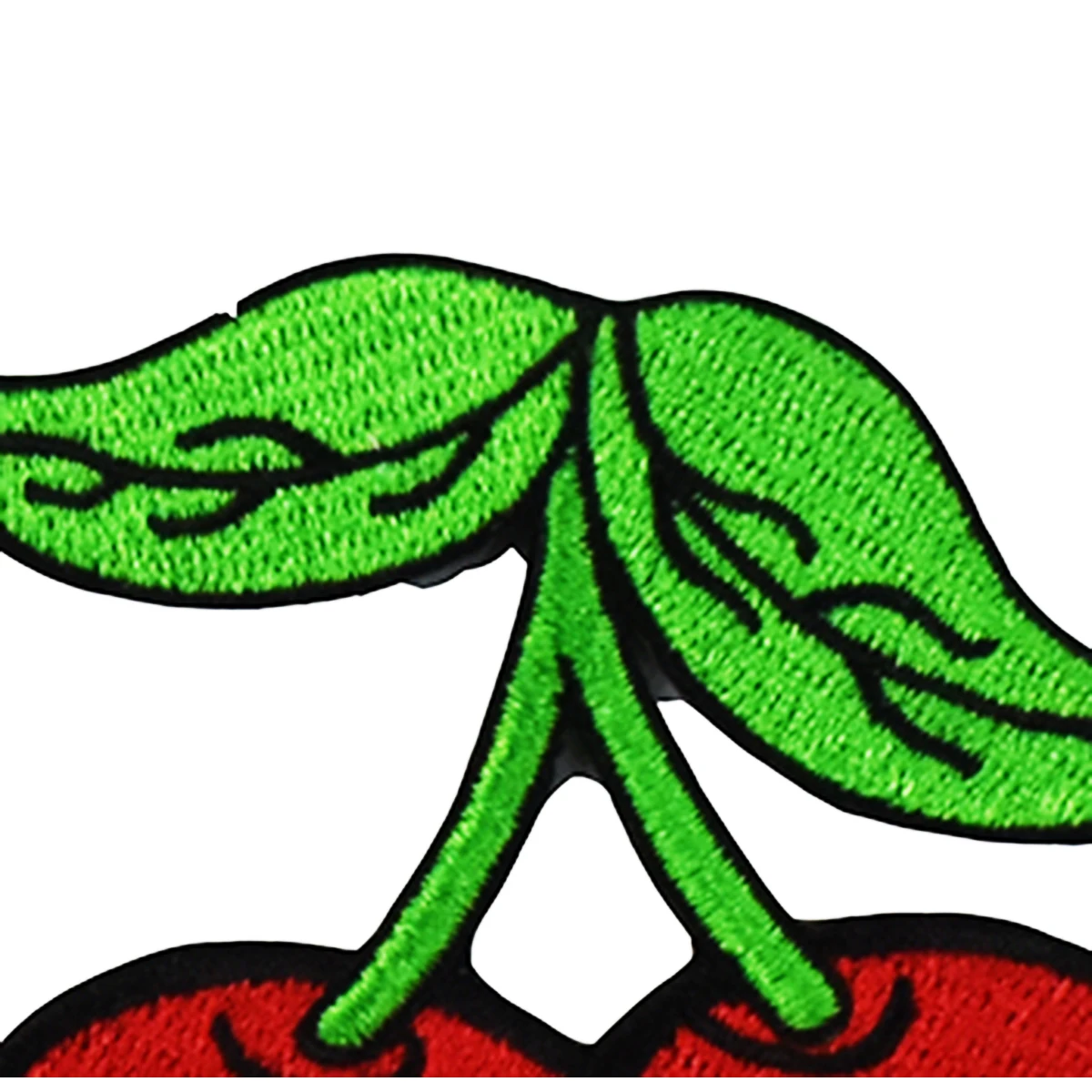 Забавный патч вишневого цвета с вышивкой в форме черепа наклейки Утюг На пришить