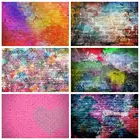 Фотообои Laeacco с изображением кирпичной стены, цветные граффити, декор для вечеринки, детский портрет, Фотофон, фотосессия Фотостудия