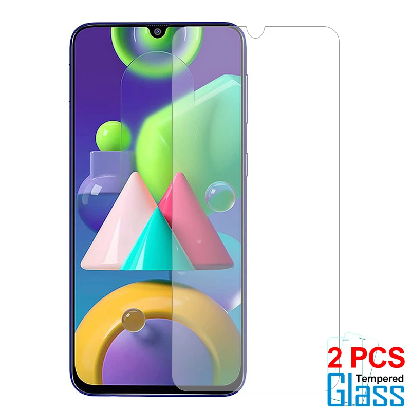 2 piezas de vidrio templado para Samsung Galaxy M21 Protector de pantalla ultrafino para Samsung Galaxy M21 pel&iacute;cula Samsung M21 M215f/ds vidrio-0