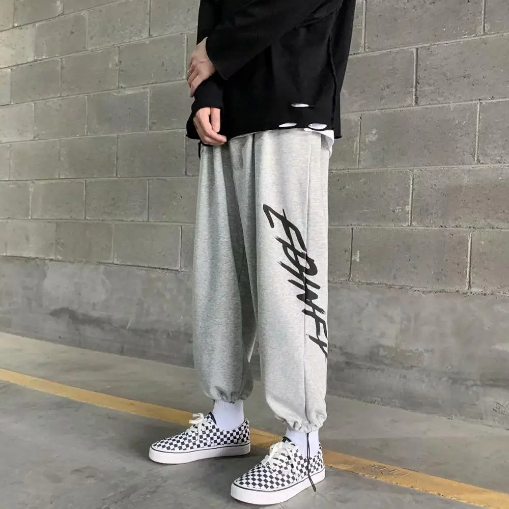 

Men Autumn Casual Hip Pop Style Cotton Trousers Man Cargo Pants Trousers Male Bottom