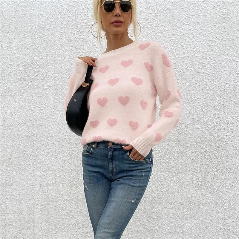 

Women Autumn Winter Sweater Knitted Slim Stylish Basic Women's Sweater Soft Sweet Top Women Popular Lazy Female Plus Size