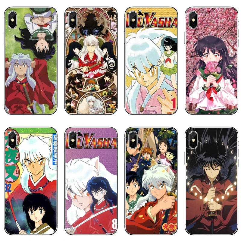 Мягкий чехол для Samsung Galaxy A10 A30 A40 A50 A60 A70 A6s A8 A9s J4 J6 Prime Plus 2018 Inuyasha японское аниме kagome |
