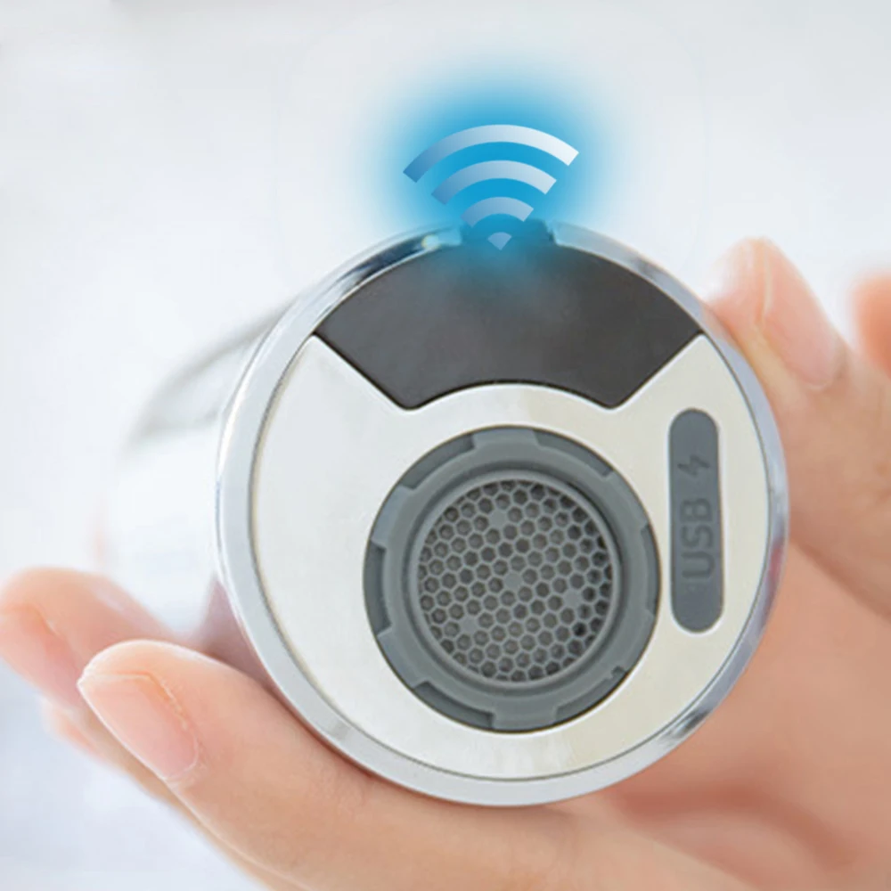 Бесконтактный смеситель с инфракрасным датчиком автоматический выдвижной