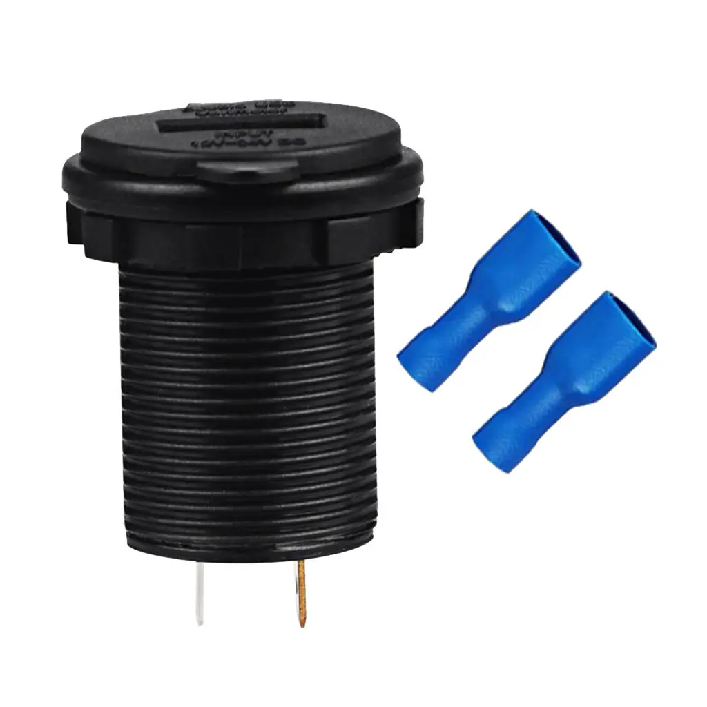 

Автомобильное зарядное устройство с двумя USB-портами, 12-24 В