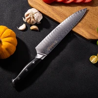 8 inch professional japanese steel damascus chef knives vg10 kitchen meat slicing vegetable cutter knife g10 handle