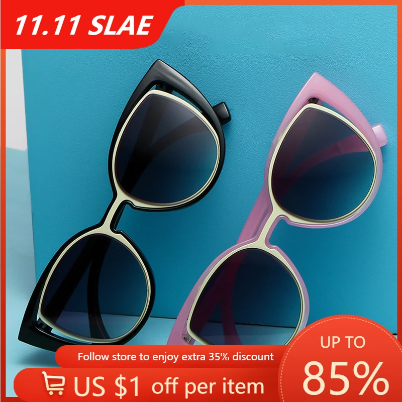

Kids Sunglasses Girls Cat Eye Sun Glasses Children UV400 Protection Baby Eyeglasses Gradient Outdoor Goggles Boys Eyewear Shades