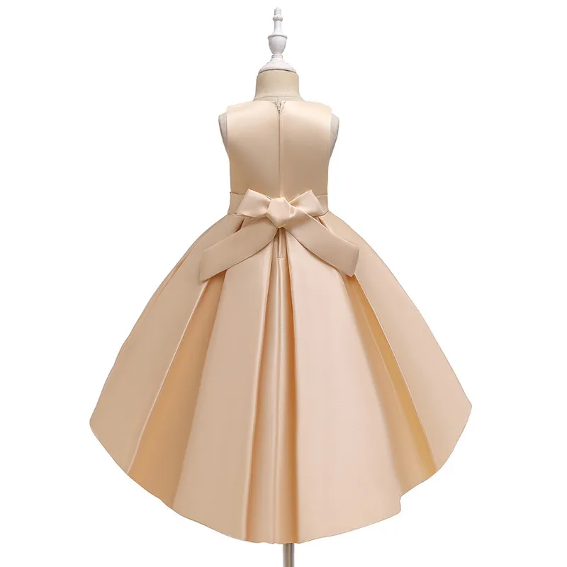 Летнее платье с цветочным рисунком для девочек на день рождения детские платья