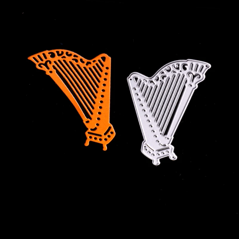 

Металлическая арфа, штампы для скрапбукинга, сделай сам, Пасха, свадьба, Хэллоуин, Пасха