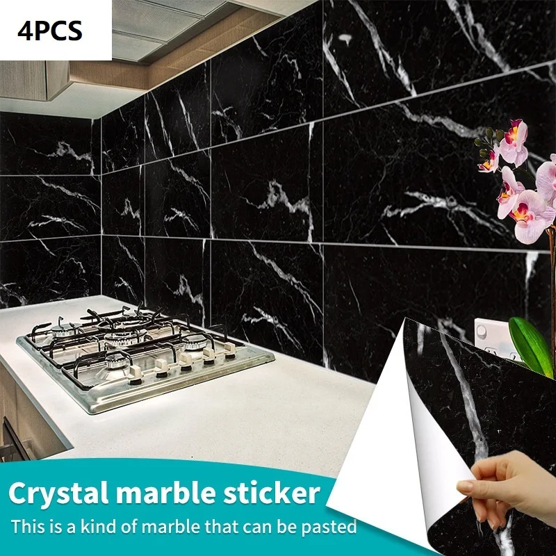

Водонепроницаемый Мрамор стикер для настенной плитки обои самоклеящиеся 3D виниловая наклейка Кухня Ванная комната декор кухни наклейки на...