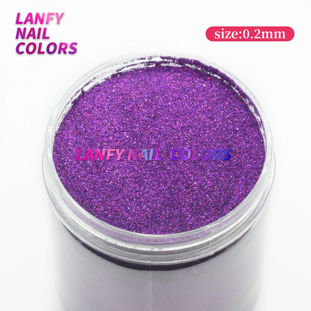 

YC4304 Glitter Purple Laser Holographic Powder Nail Art Glitter Nails Hair Body Face Eyes Glitter Decoration Party Festival