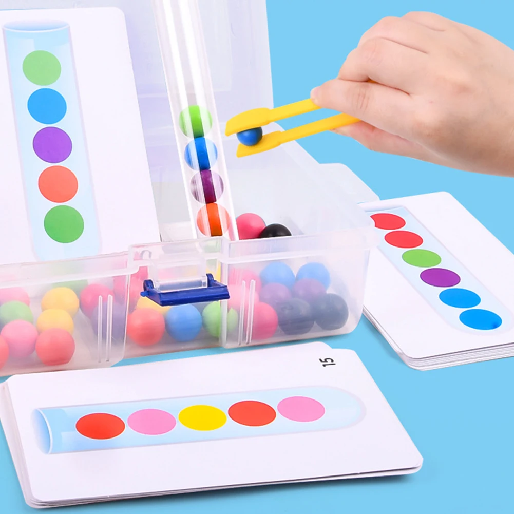 

Baby Clip Beads Toy Children Wooden Beads Game Montessori Educational Early Learn Children Clip Ball Puzzle Preschool Toys